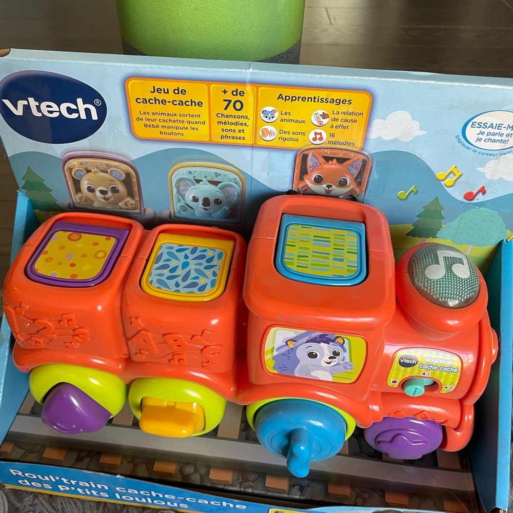 V Tech Musical Train Toy - French